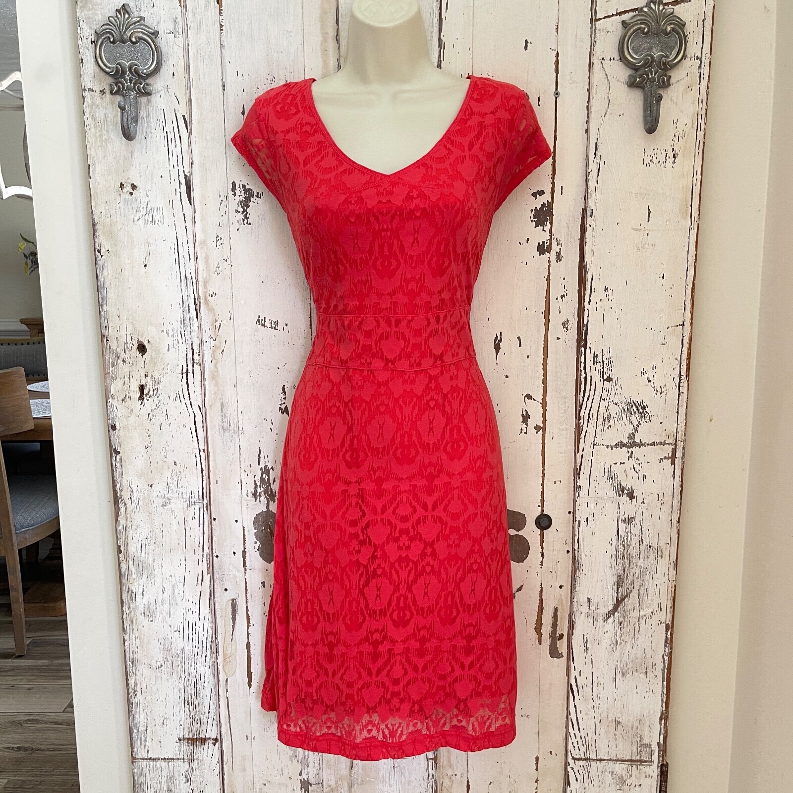 Merrell Opti Wick Size Medium Woman’s Coral Pink Casual Everyday Dress