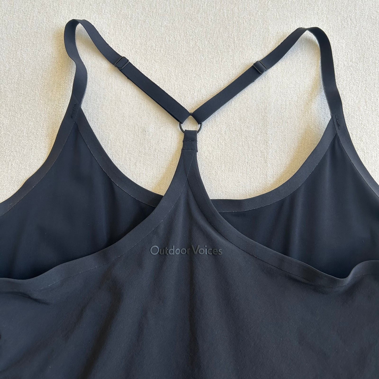 Outdoor Voices The Exercise Dress Womens Small Black Built-In Shorts Golf Tennis