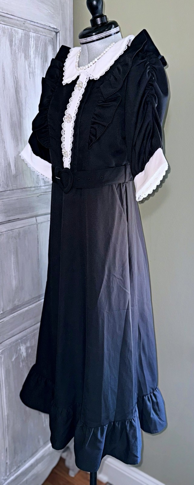 DearMyLove Sparkling Bijou Frill Afternoon Tea Dress Long Kawaii Jirai Kei Japan