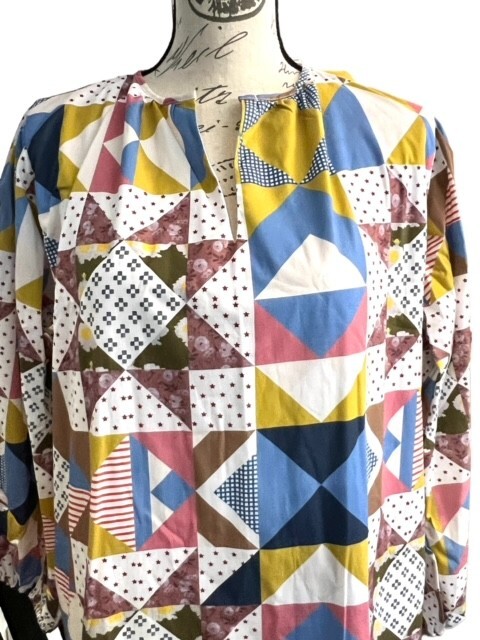 Brooke Wright Willow Quilt Dress Cotton Poplin Size Medium Cottage NWT USA MADE