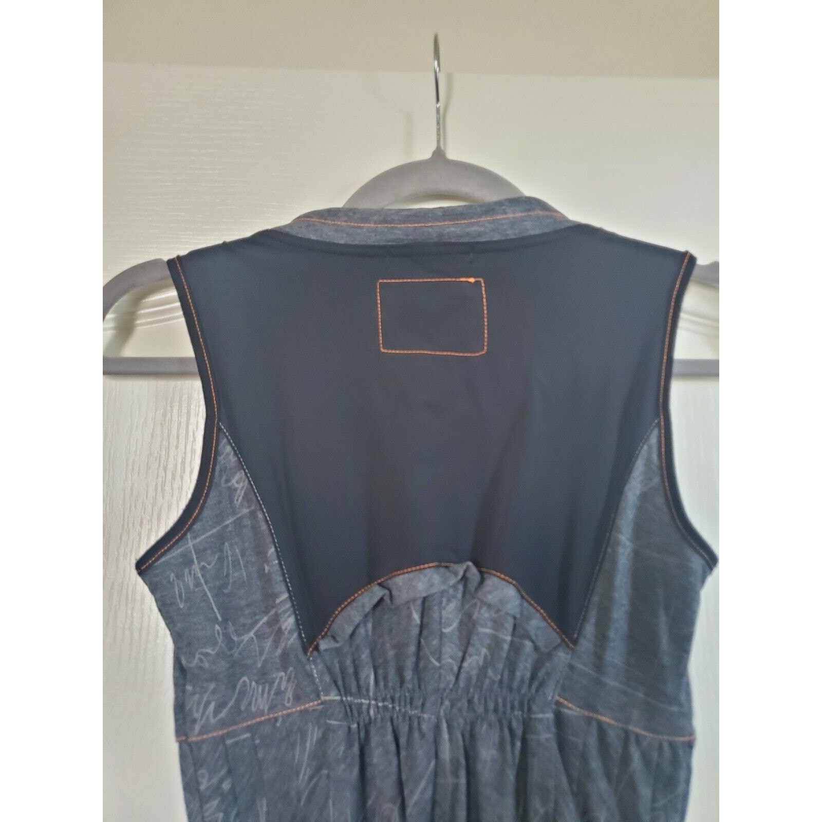 Alexis Matthew Handmade Multi Fabric Unique Linen Blend Mini Dress, Size Small