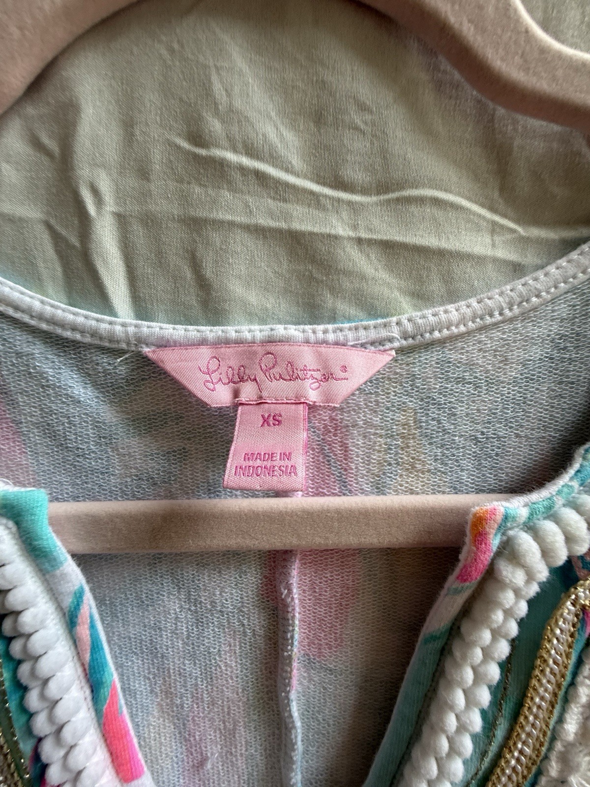 Lilly Pulitzer Harper Shift Dress XS Beach & Bae Sailboat French Terry Embellish