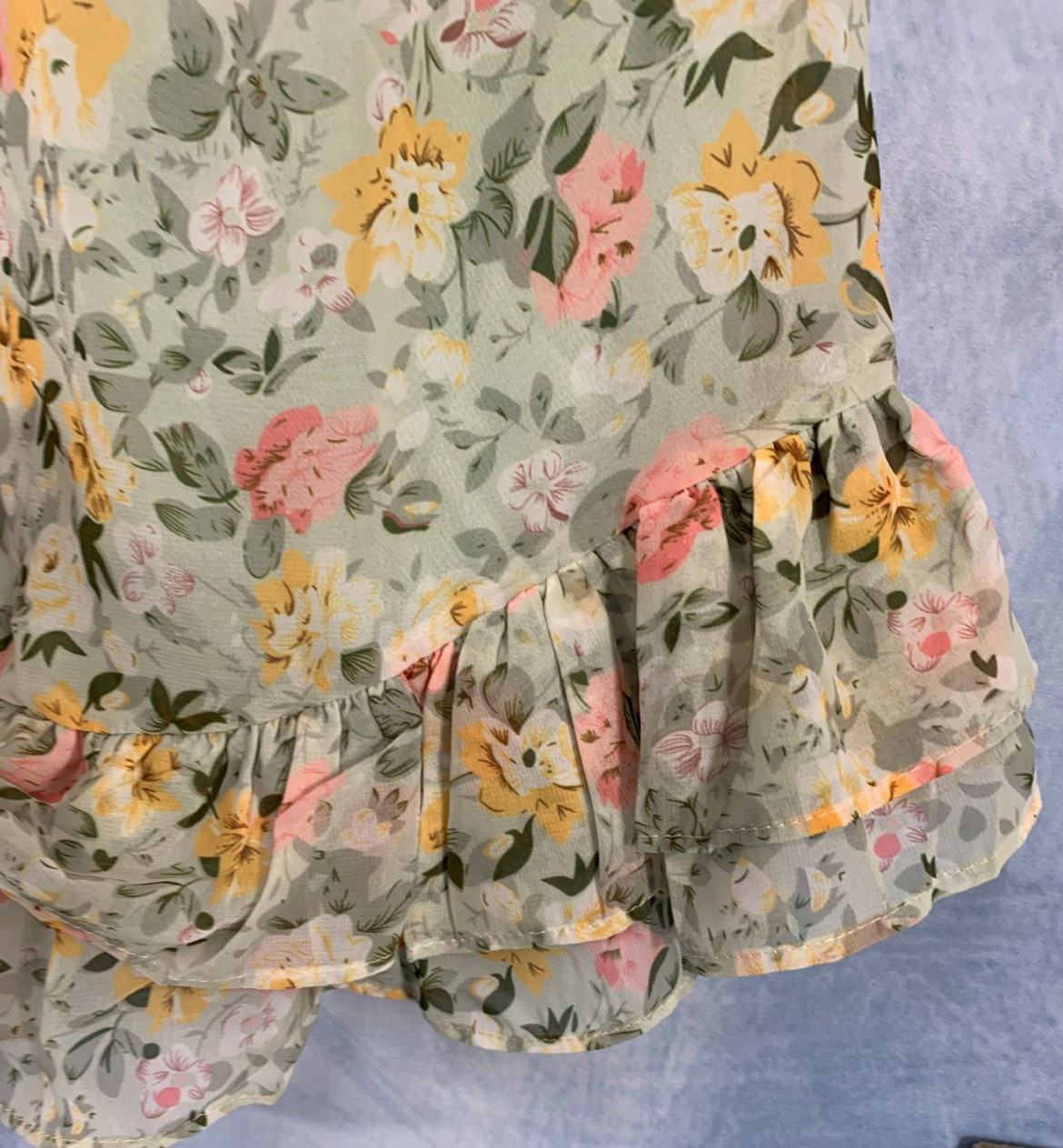 NWT Hello Molly Greenfloral-S Halter Bustier A Line Mini Dress