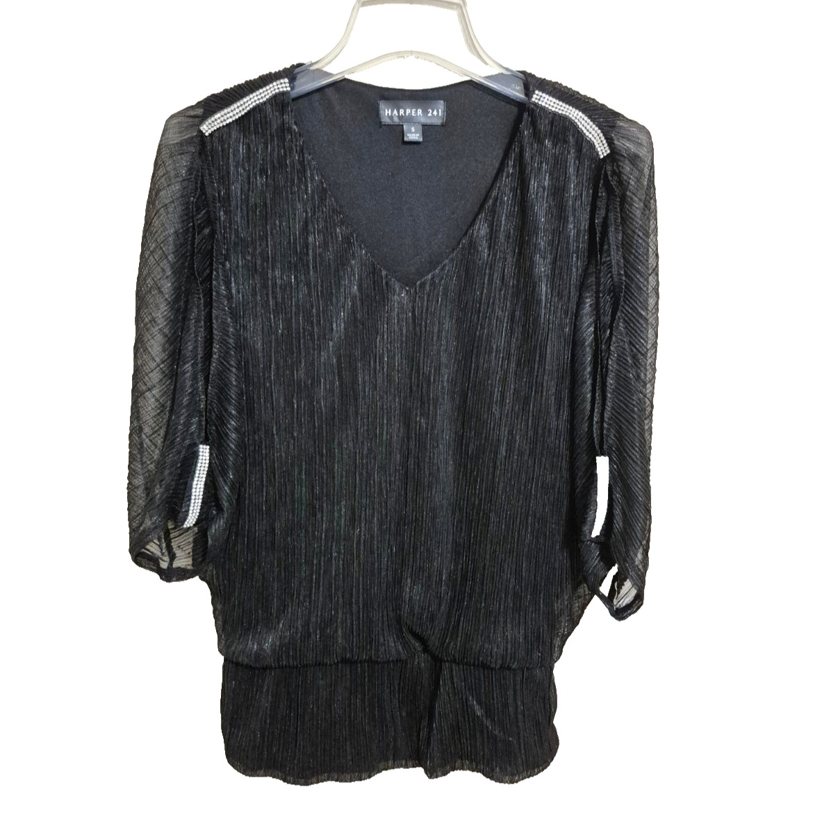 CLEARANCE ** Women’s Harper 241 Black Blouse Size S Elegant Party NEW With Tag