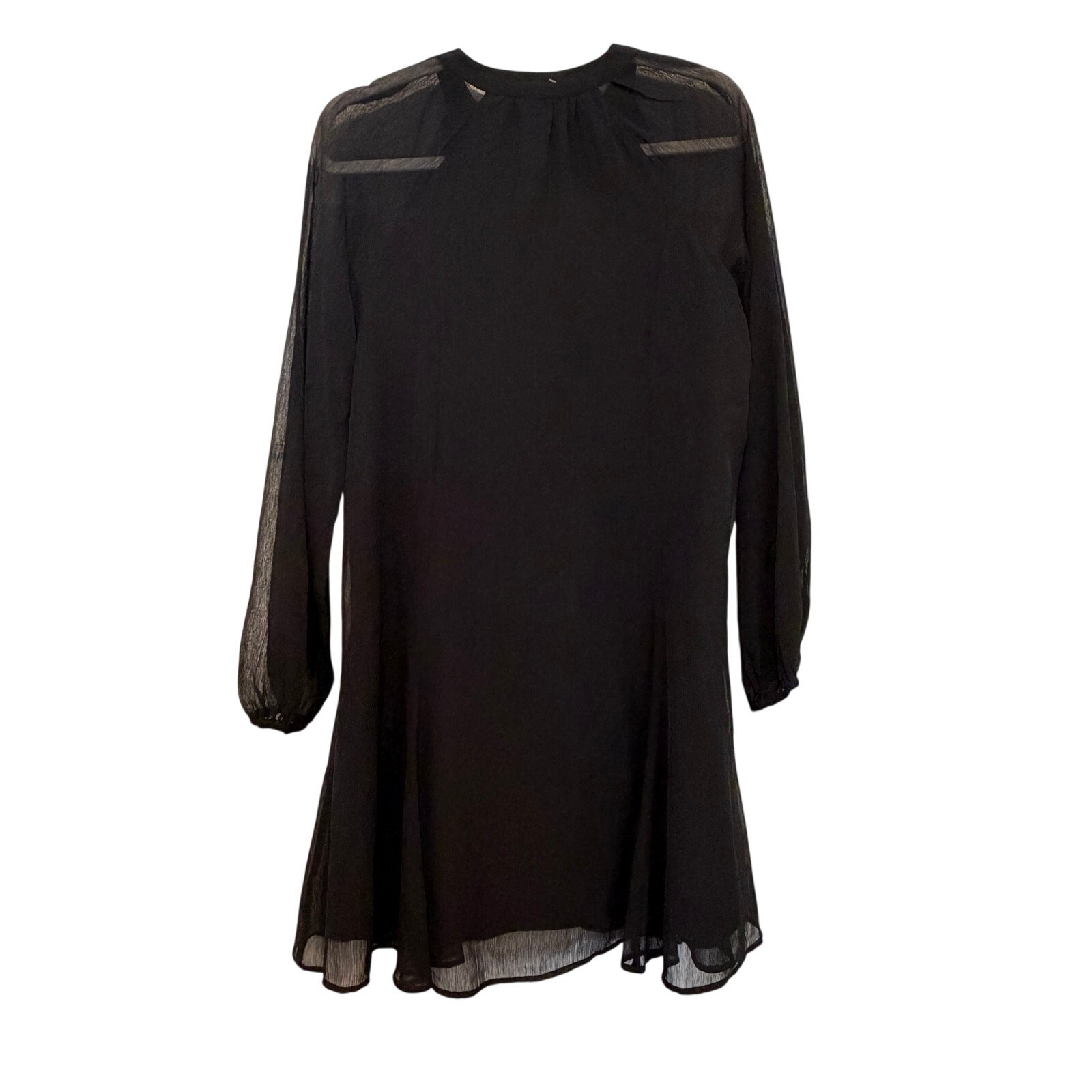 Joie Balloon Sleeve Caviar Dress