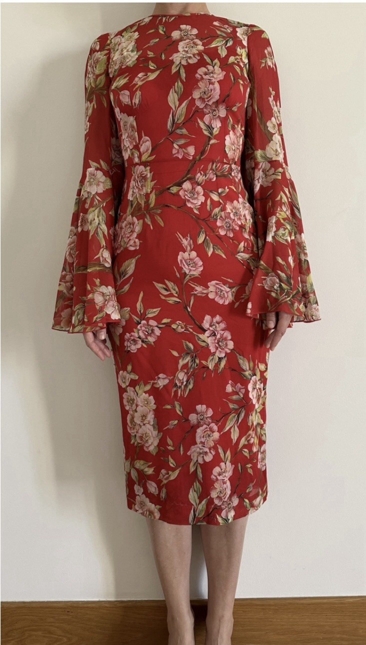 DOLCE & GABBANA dress £3500 worth IT size 38/INT XS/UK 6/US 2 NEW – SILK