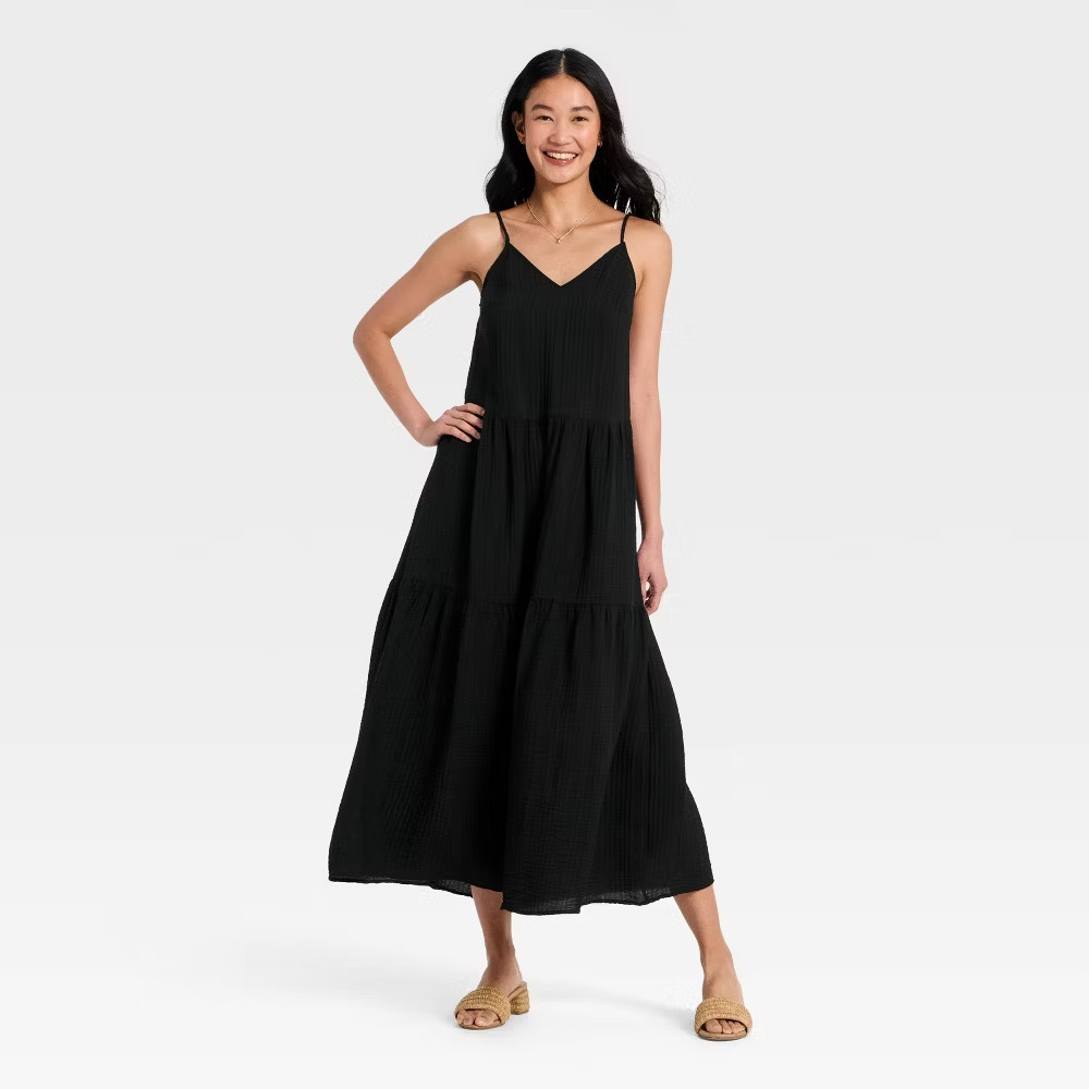 Women Tiered Maxi Dress – A New Day
