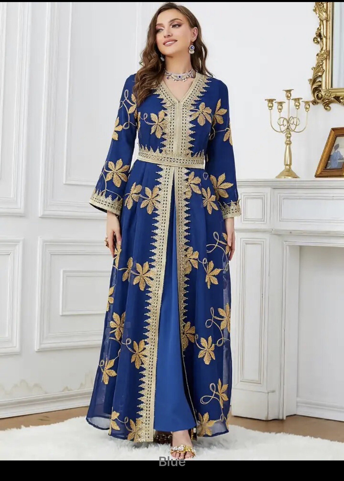 Very Beautiful Dress. Three Colors We Have As You See In The Picture.M L XL XXL