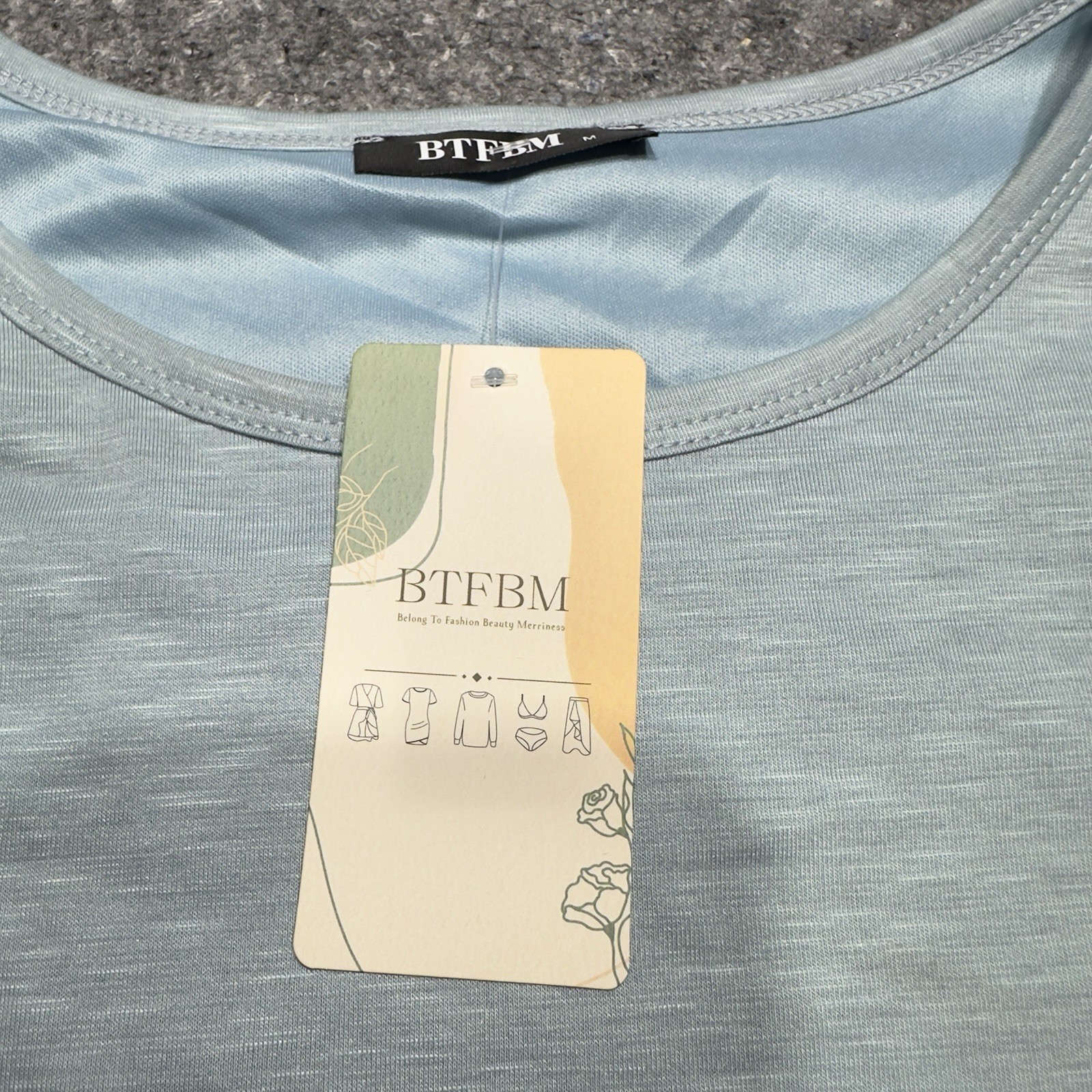 BTFBM Women M Mint Green Lined Casual Shirt Dress Short Sleeve NWT