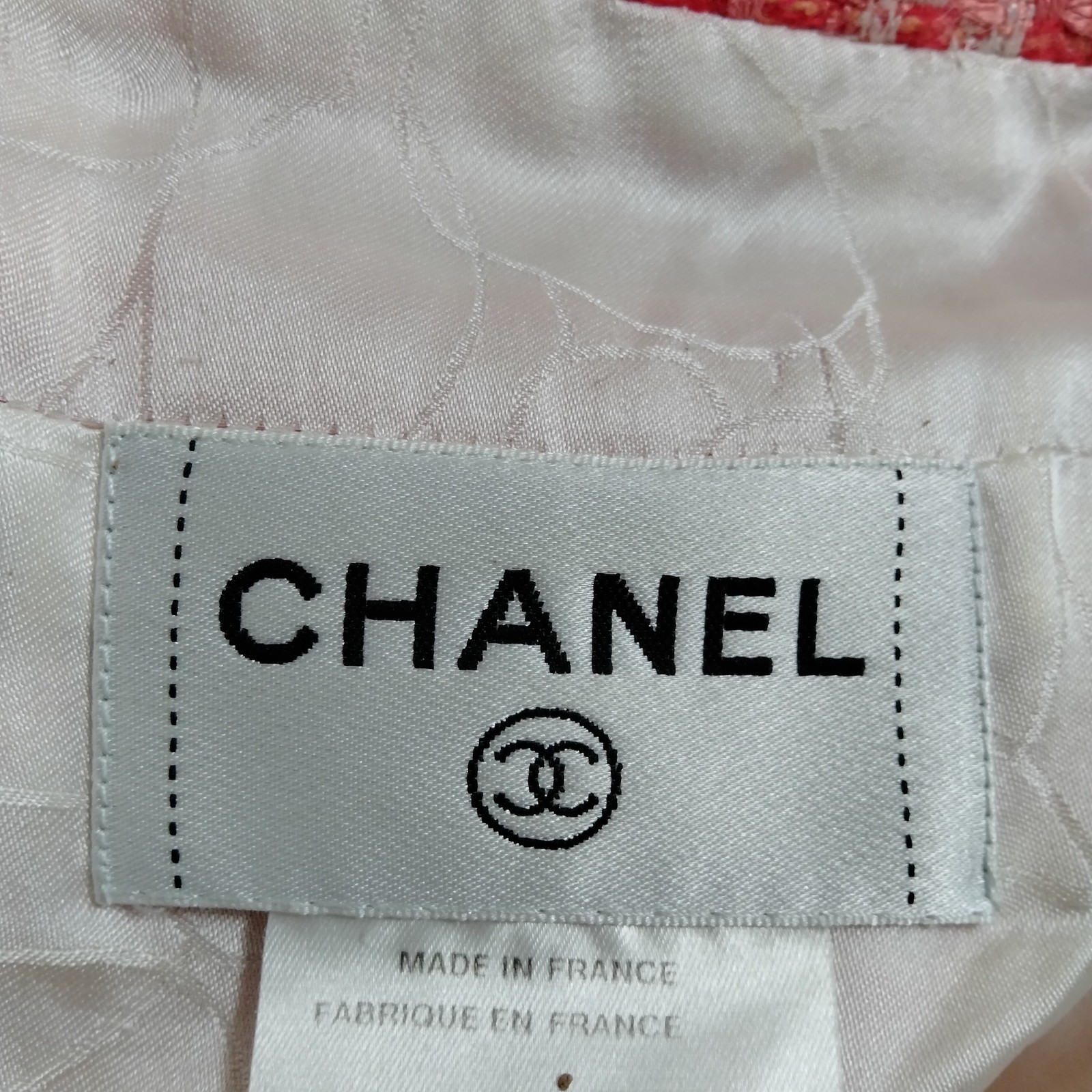 Chanel 01P　Dress Ladies Rayon Wool Cotton 2554549