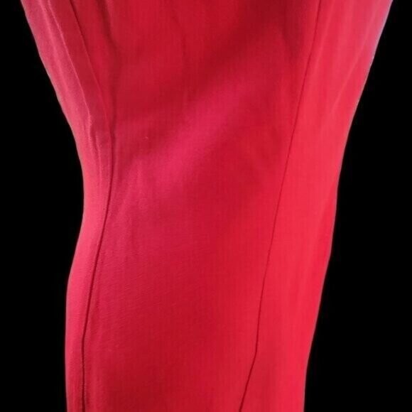 Lois Snyder Dani Max Dress Sleeveless Rayon Vtg Red Sz 10 Y2k Retroglam classic