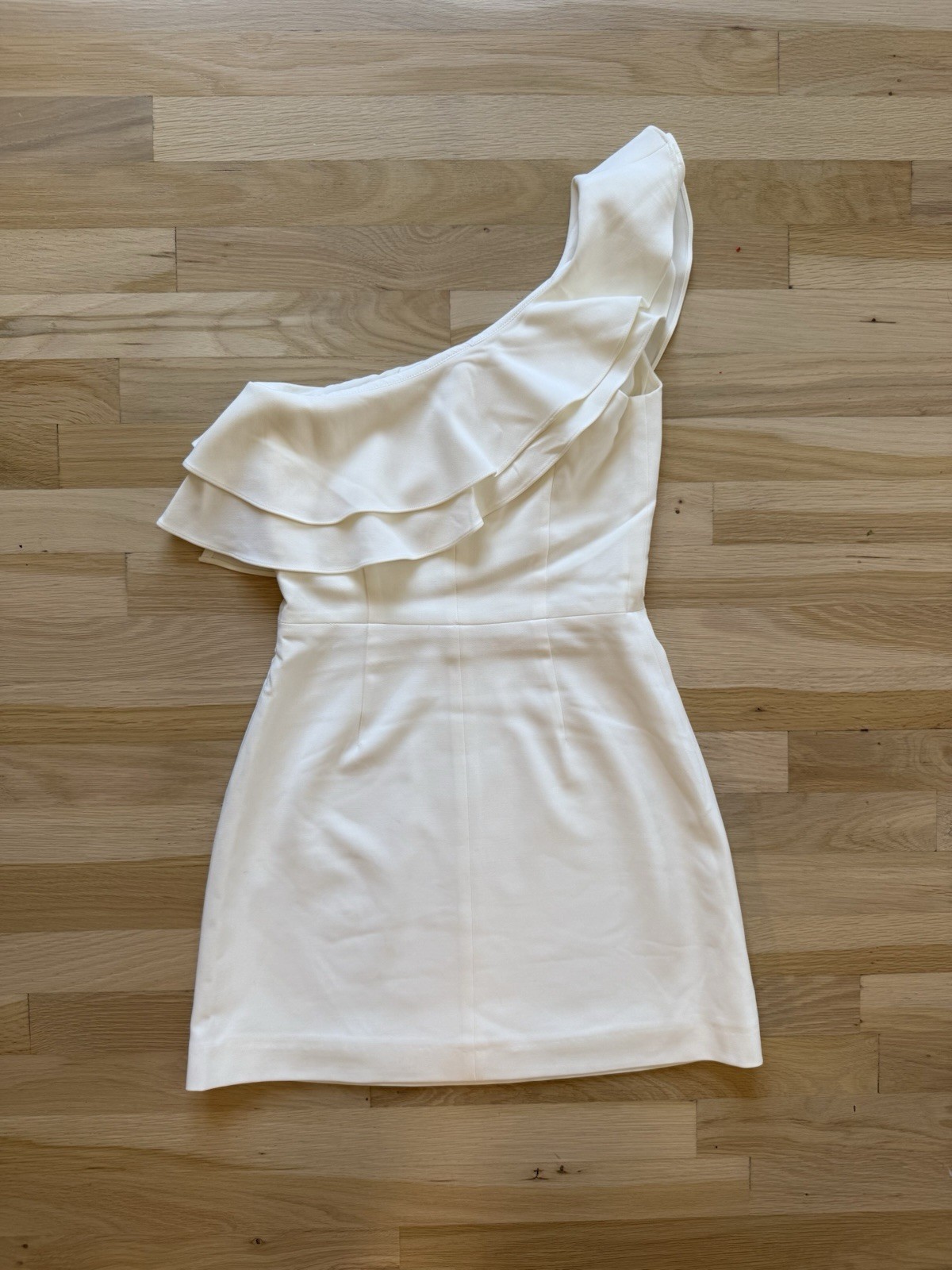 FRENCH CONNECTION One Shoulder Ruffle Dress US Size 4/EUR XS