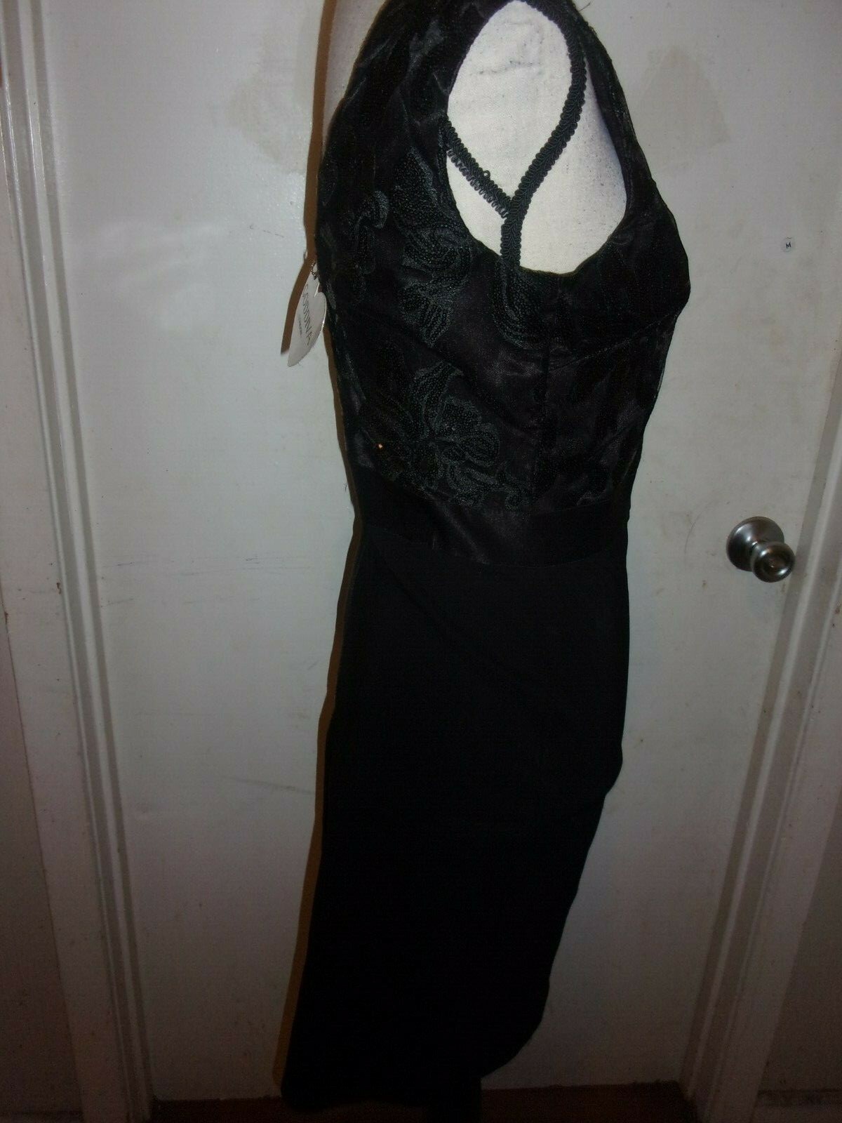 GODDIVA London Women’s Black Dress Size UK 10/ US 8 (B216)