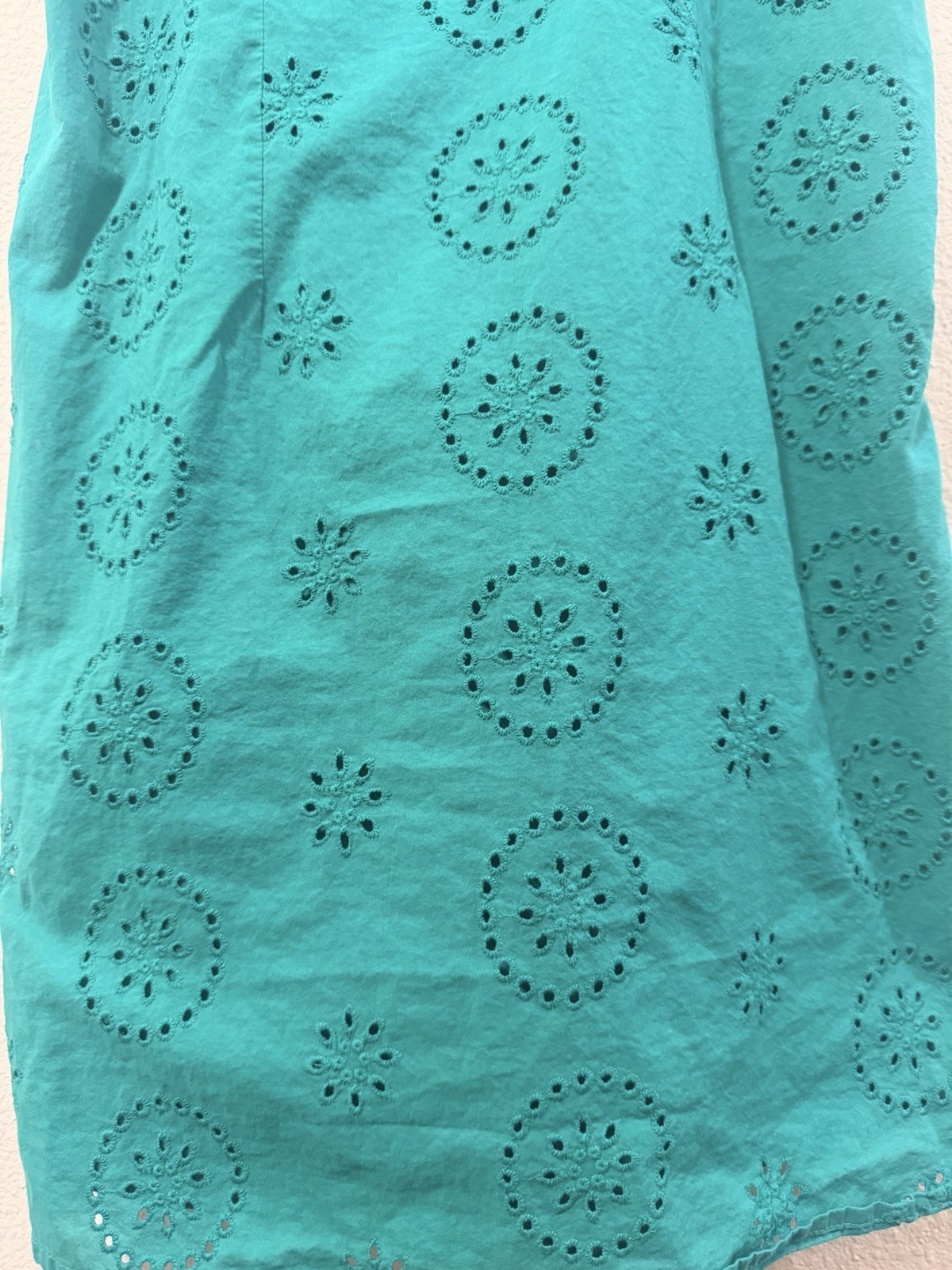 Eyelet Puff Sleeve Mini Dress Lauren Conrad