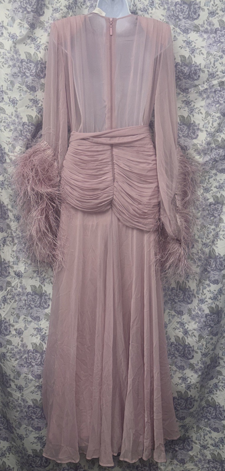 Bronx and Banco Geisha Maxi Dress in Pink Small $1100! (SEE DESCRIPTION)