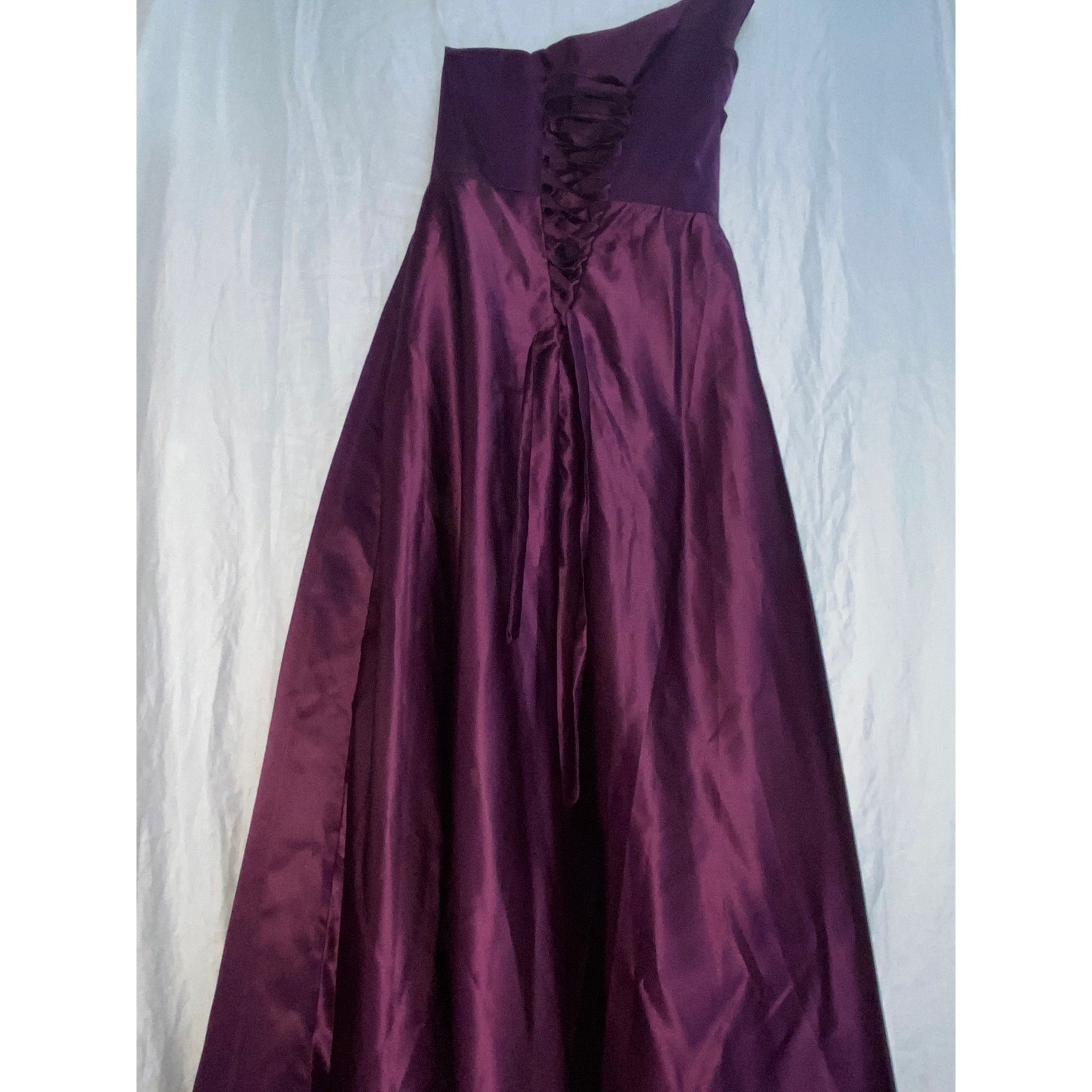 Ine Evening Gown Womens 6 Satin Corset Back Formal Maxi Wedding