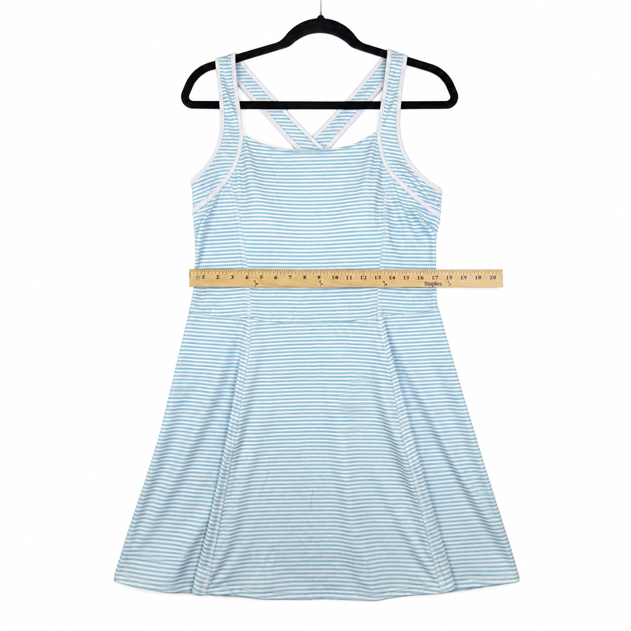 Tommy Bahama Exercise Dress Set Blue White Striped With Tennis Golf Shorts NWT L