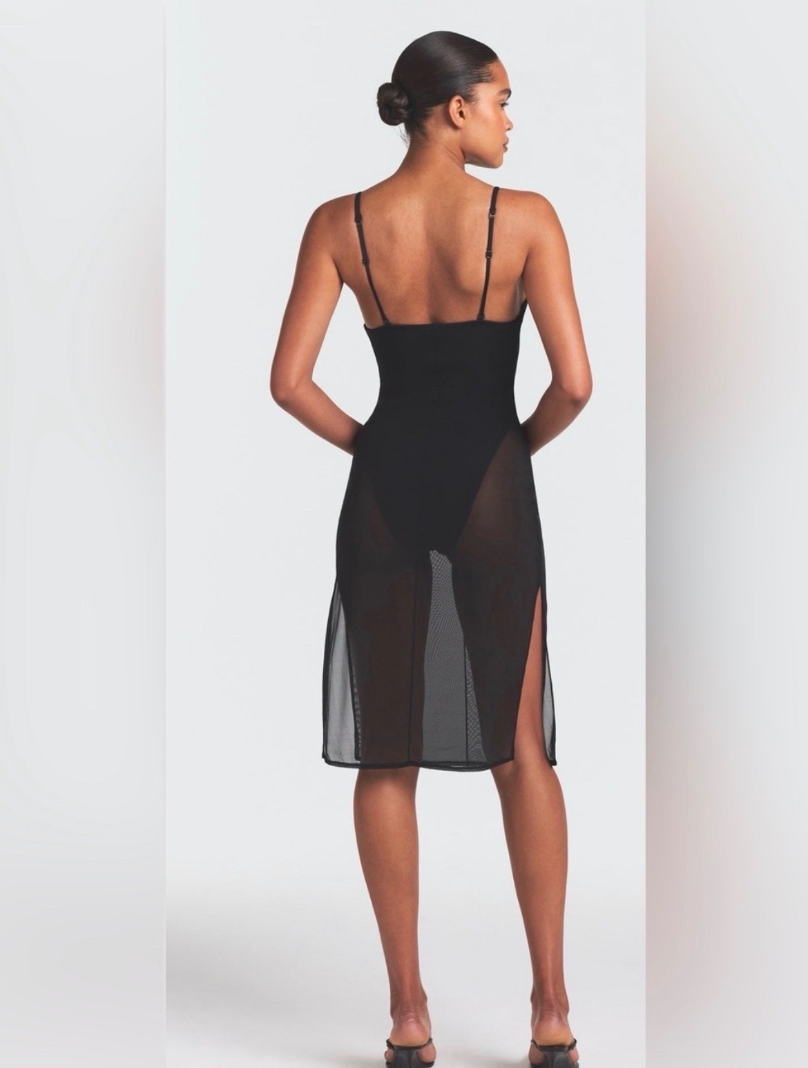 skims black dress