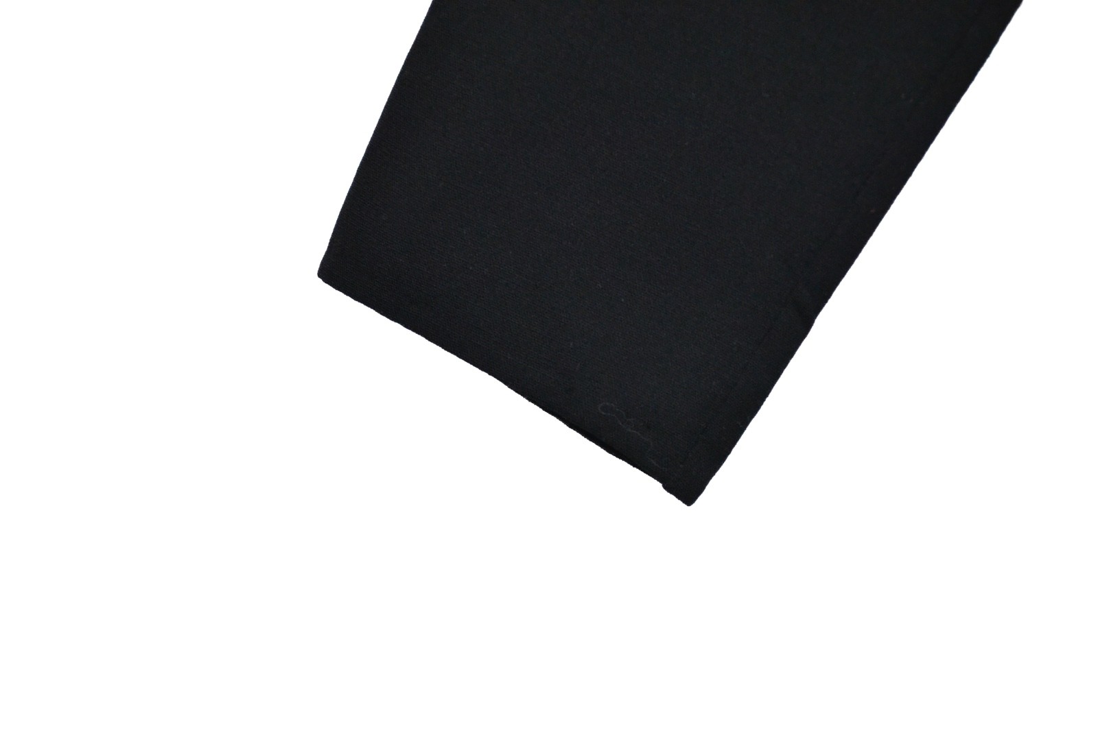 Celine Finition Main Wool Elastane Designer Black Dress Size 38 Made in France