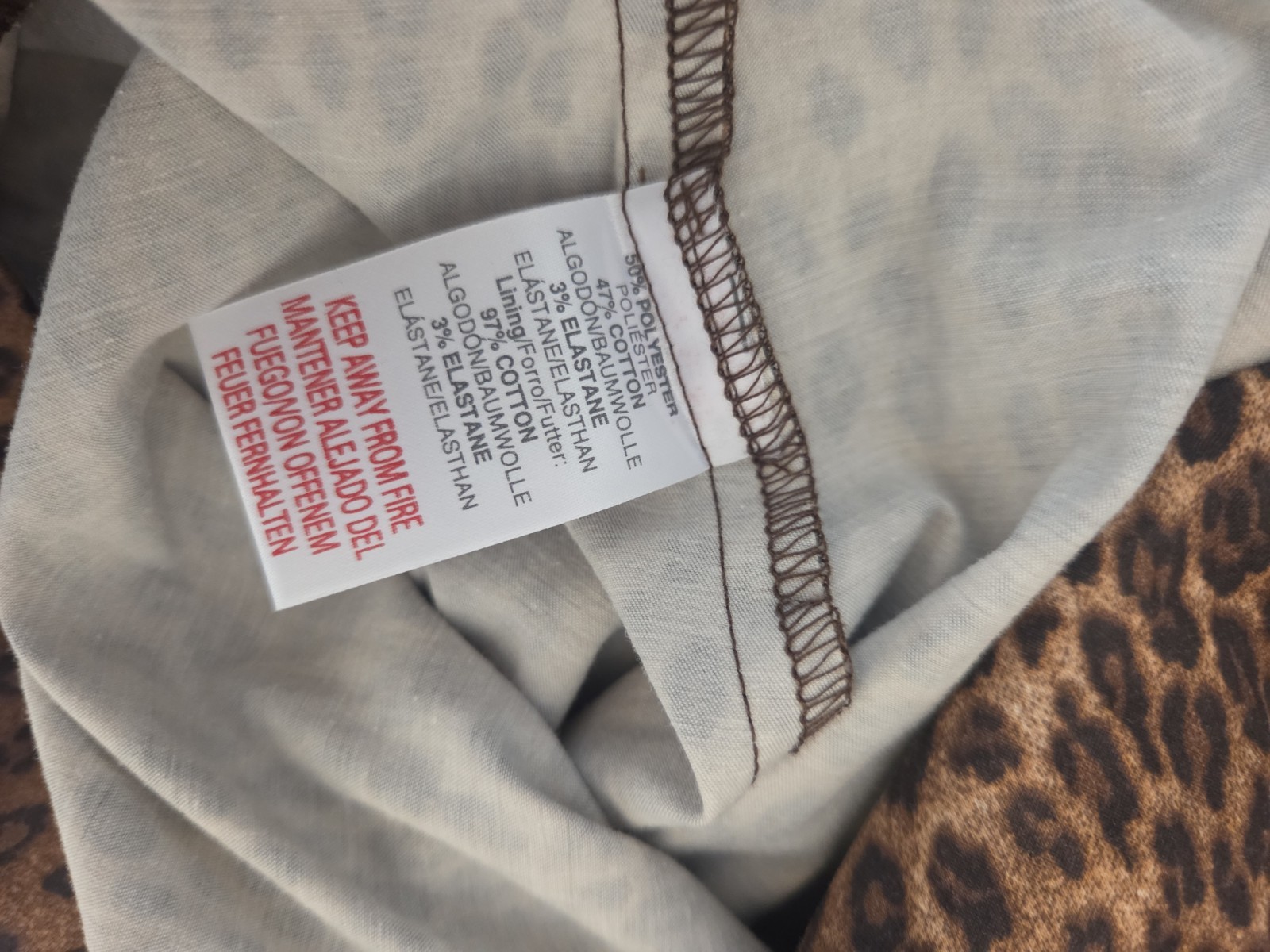 River Island Leopard Print Cocktail Dress