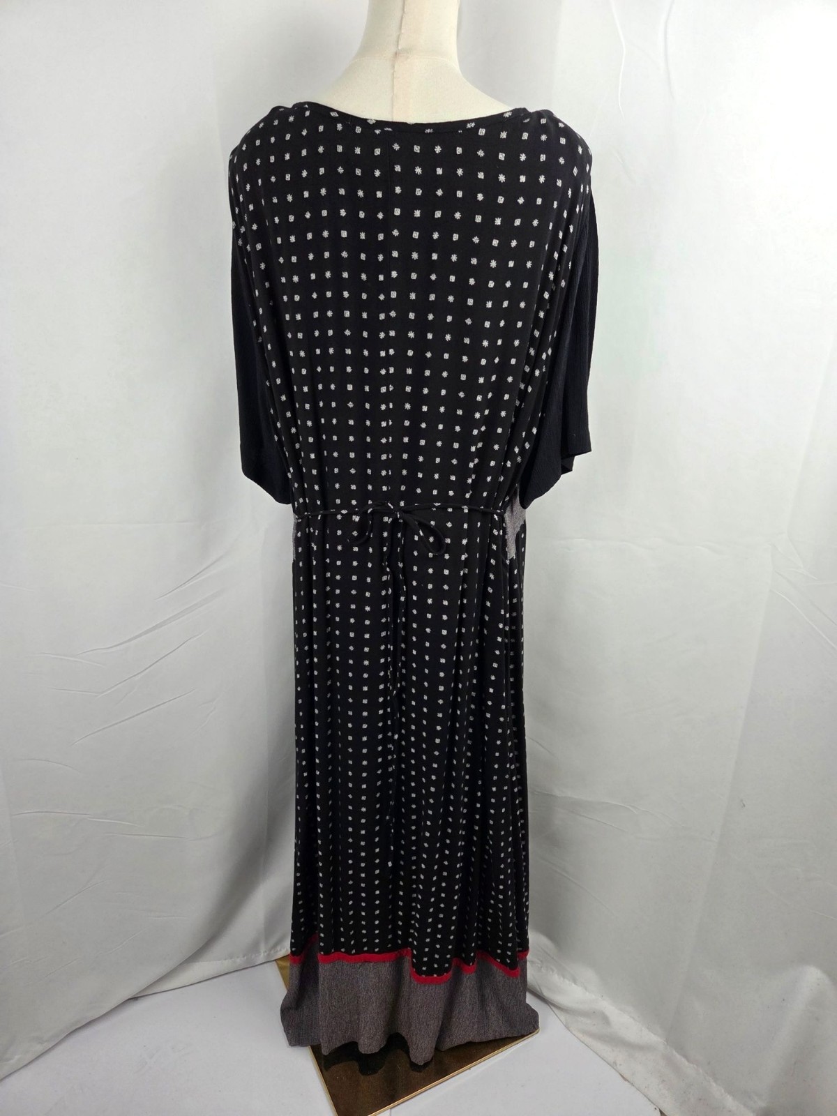 VTG More Jazz Dress & Jacket Set Sz 24 Artsy 90’s Lagenlook Black Asymmetrical