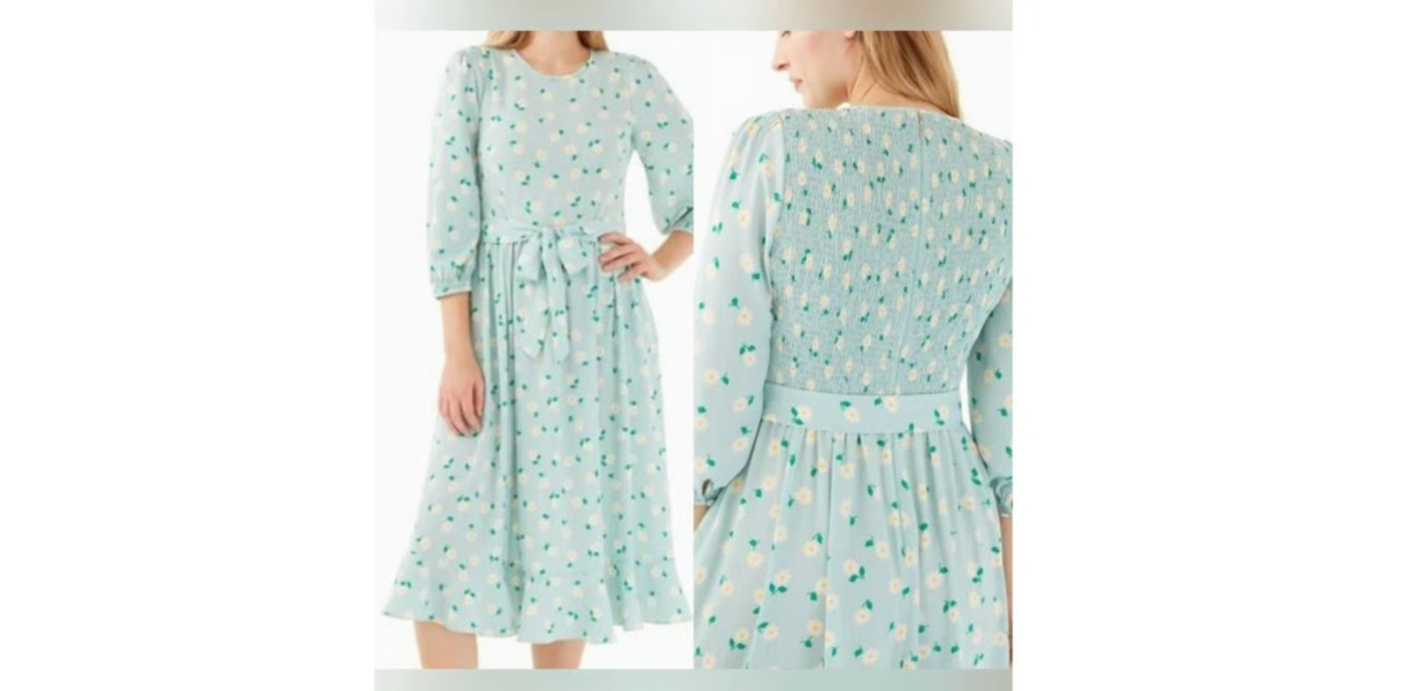 kate spade new york Dancing Aster Smocked Dress Sz. 14