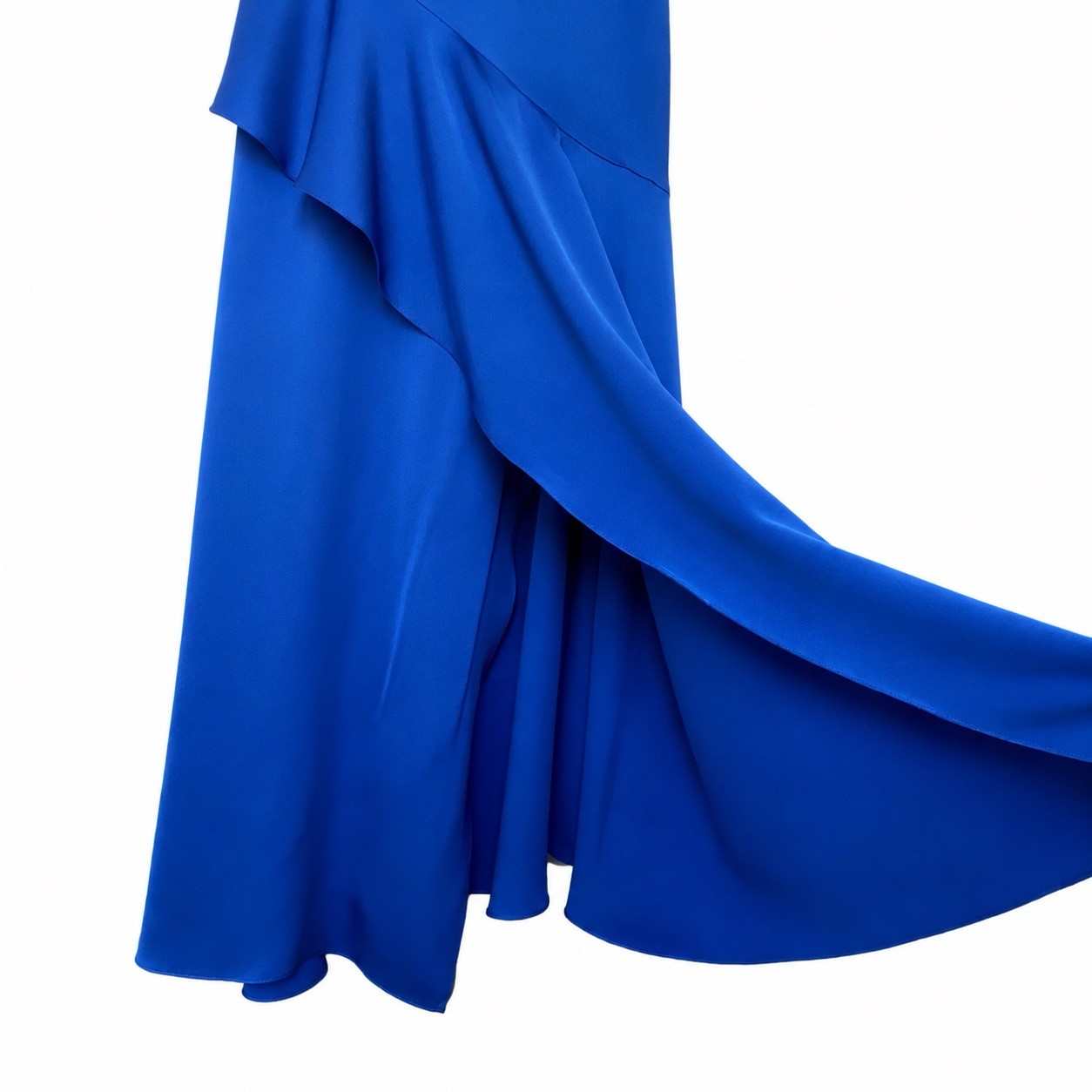 NWT Kobi Halperin Lili Bias Cut Blue Jay Long Midi Dress Evening Wedding Guest S
