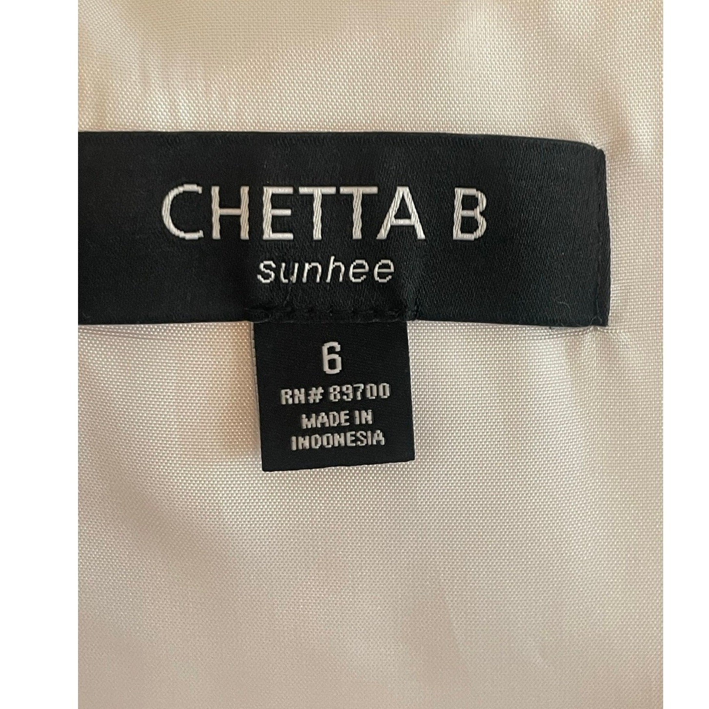 Chetta B White Cotton Blend Sleeveless Belted Midi Shirt Dress Coquette Size 6