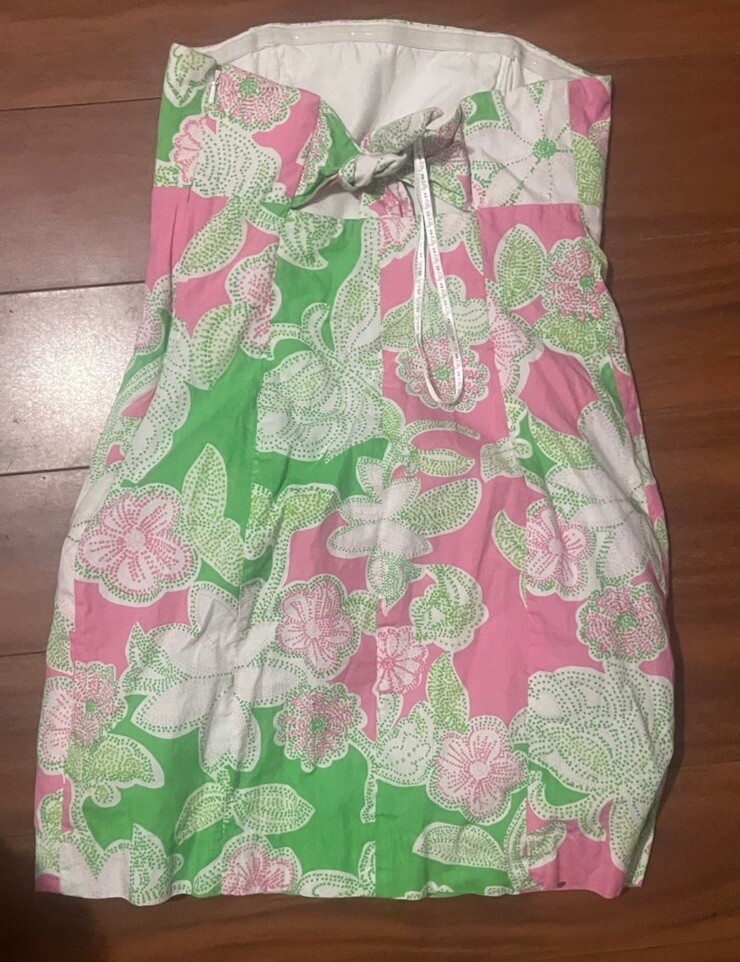 Lilly Pulitzer Strapless Dress Size 0