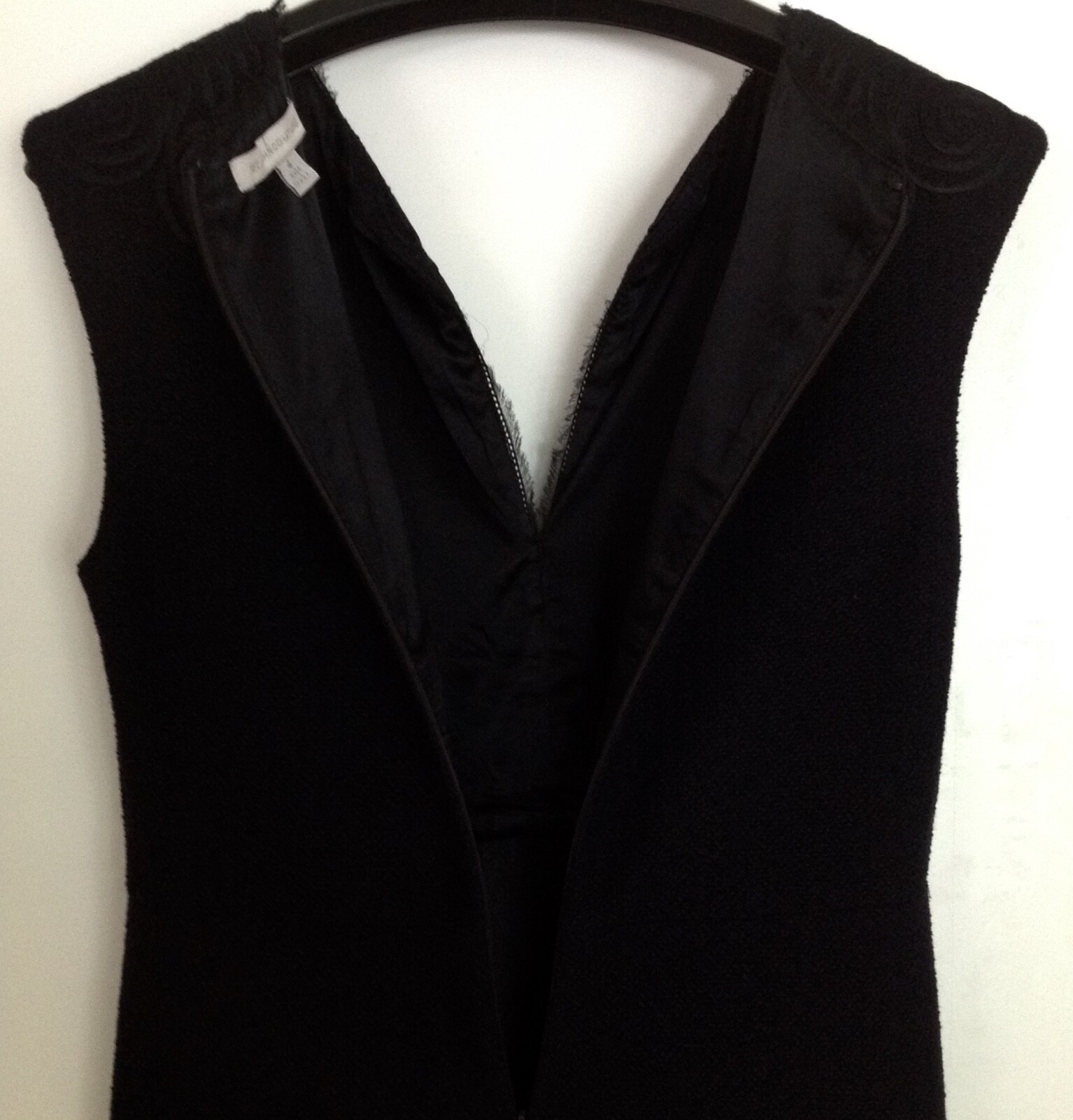 St. John Couture Excellent Condition Gorgeous Dress Black Knit Size 4 Small