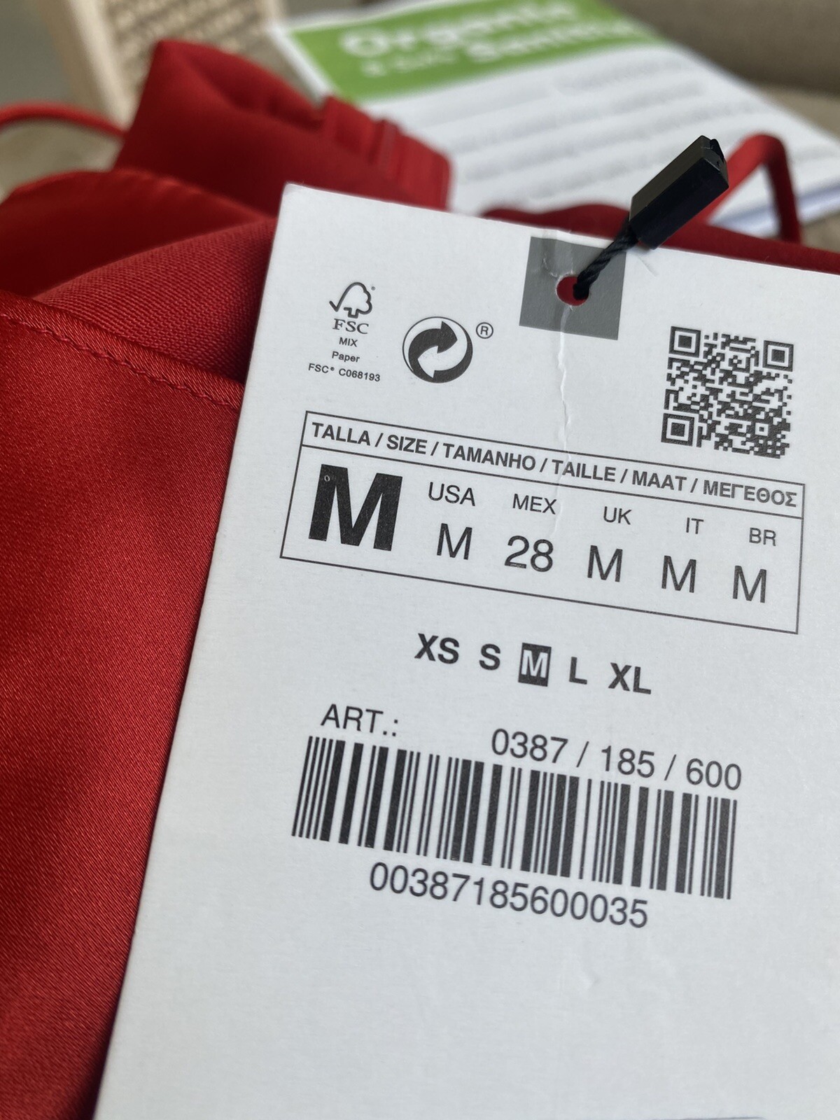 ❤️Bloggers Favorite❤️ NWT Zara Draped Muni Dress in Red Size Medium