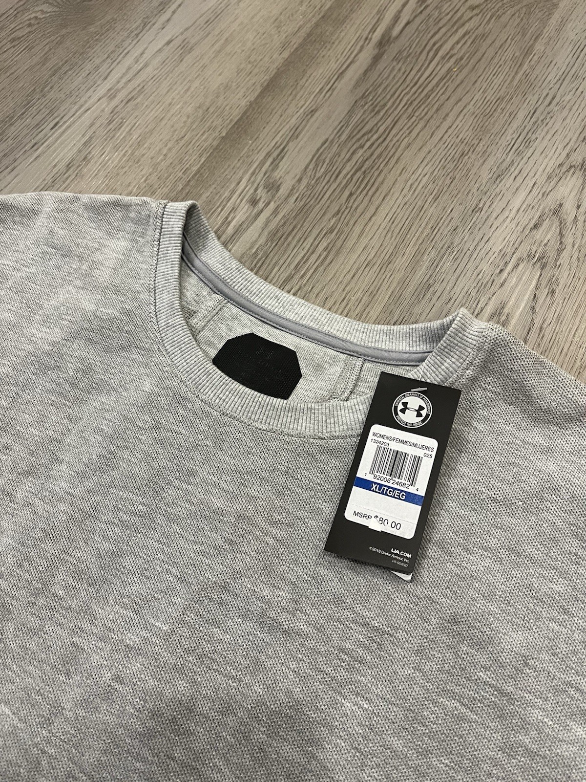 NWT UNDER ARMOUR Unstoppable Knitted Dress Gray 1324203 Women’s Size XL