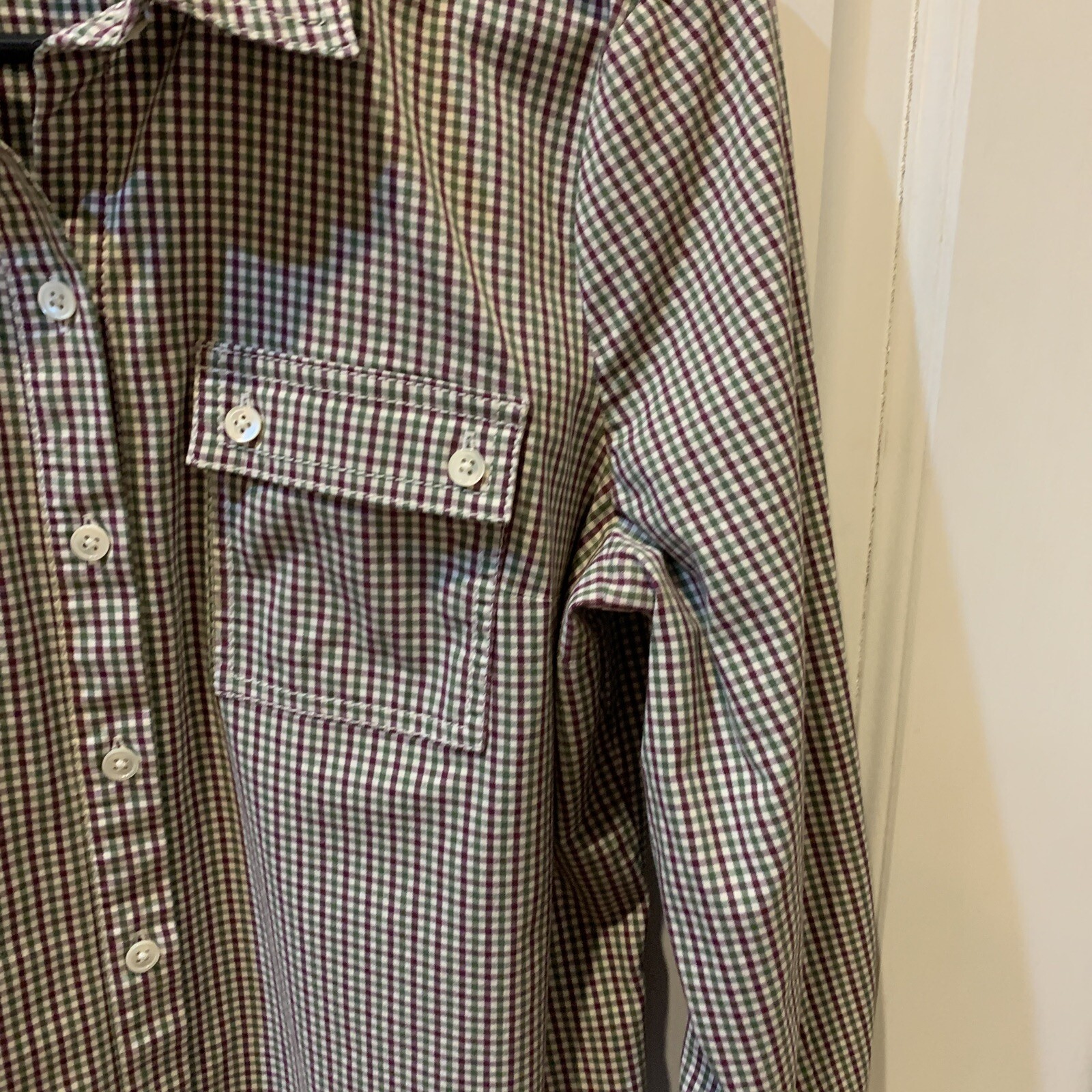 Lands’ End Canvas Button Up Shirt Dress, Size 10