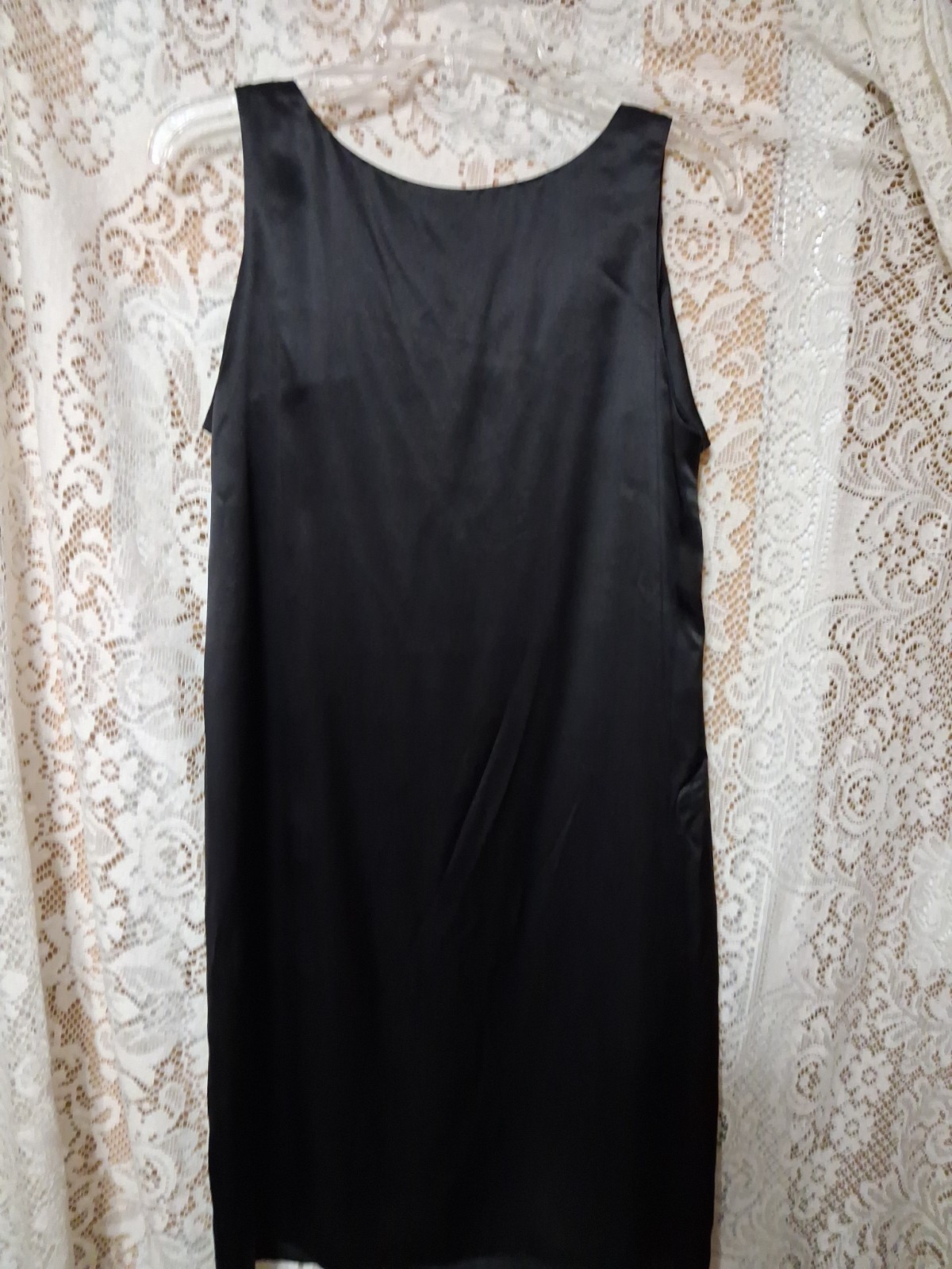 Black Collective Clothing Silk Cocktail Dress Size Medium Nwt