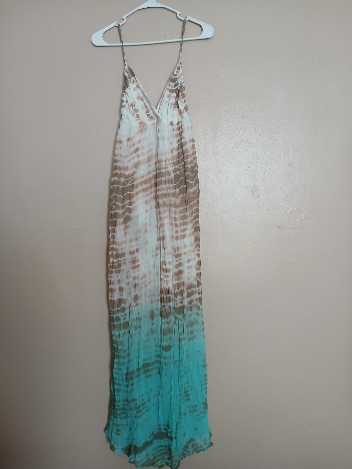 Gypsy 05 Dress Small Maxi Silk Beach Boho Bohemian Peasant Resort Cruise New