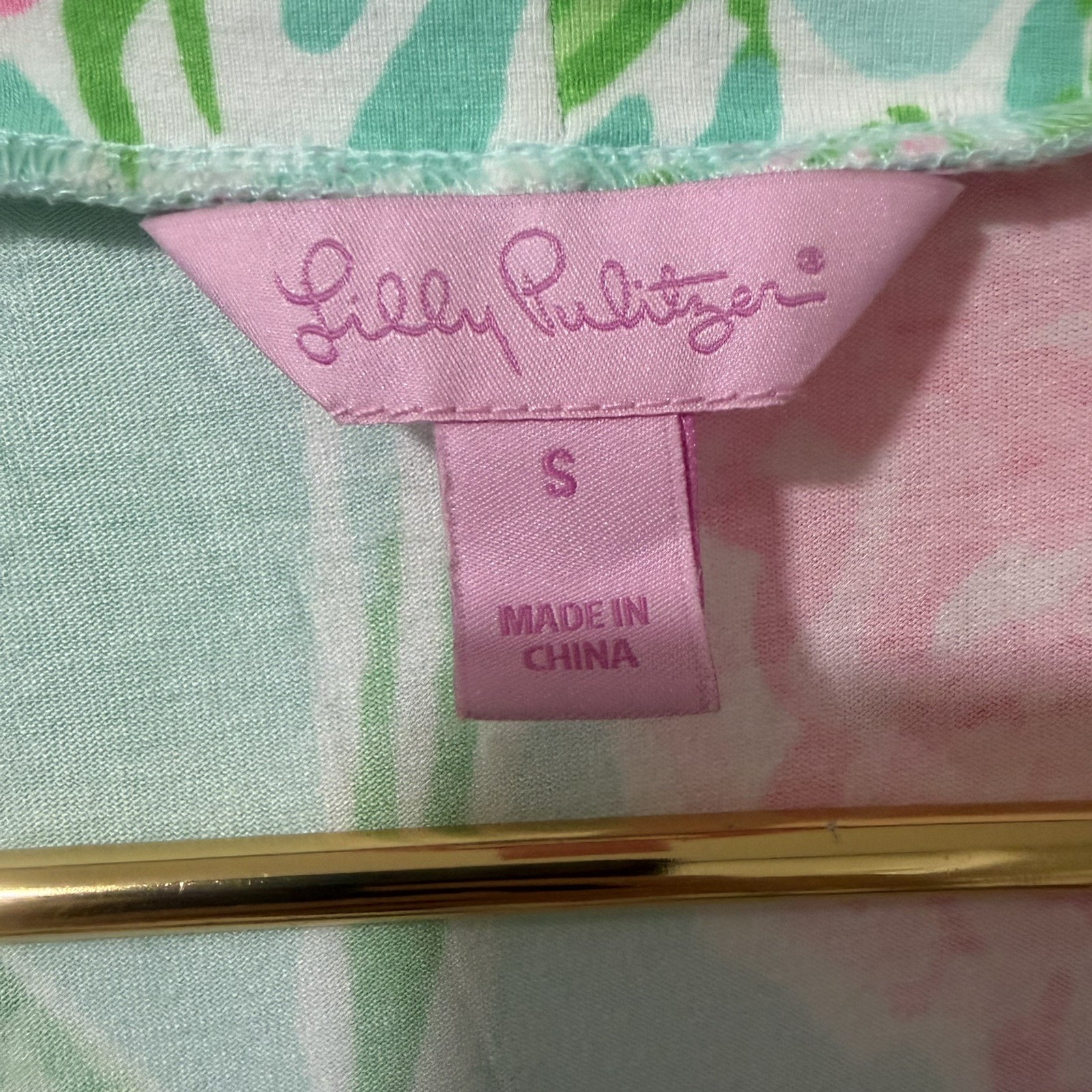 Lilly Pulitzer Womens Size Small Wrap Dress Meridian Poolside Blue Going Stag