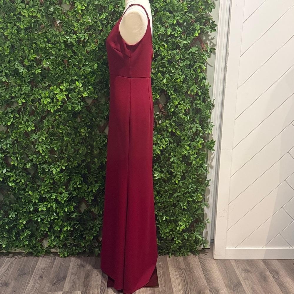Infinite Glory Wine Red Dress
