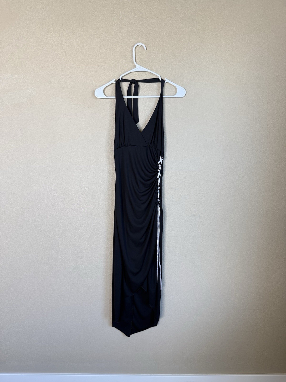 Vintage Y2K La Belle Black Dress Size Medium Fairy Grunge Mall Punk