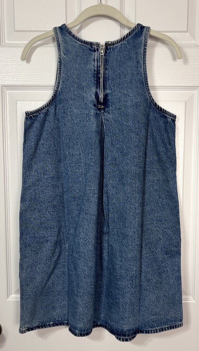 Levi’s Vintage Inspired 90’s Shift Denim A-Line Mini Dress Size S Med Wash NWT