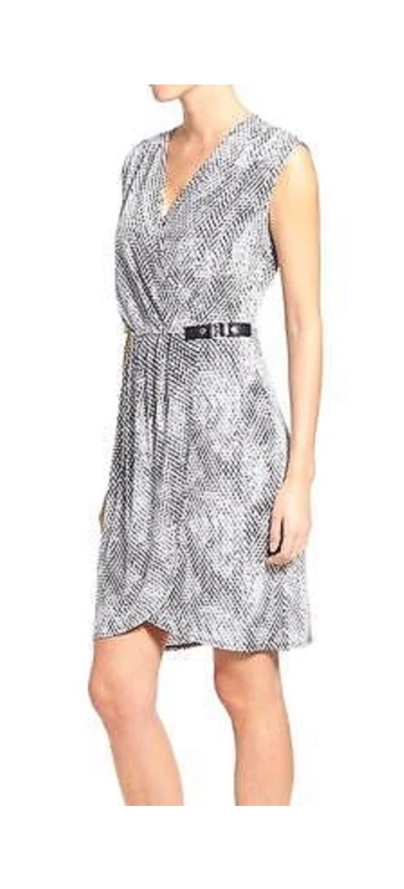 Michael Kors ‘Serpent’ Side Buckle Faux Wrap Dress NWT MICHAEL Size M