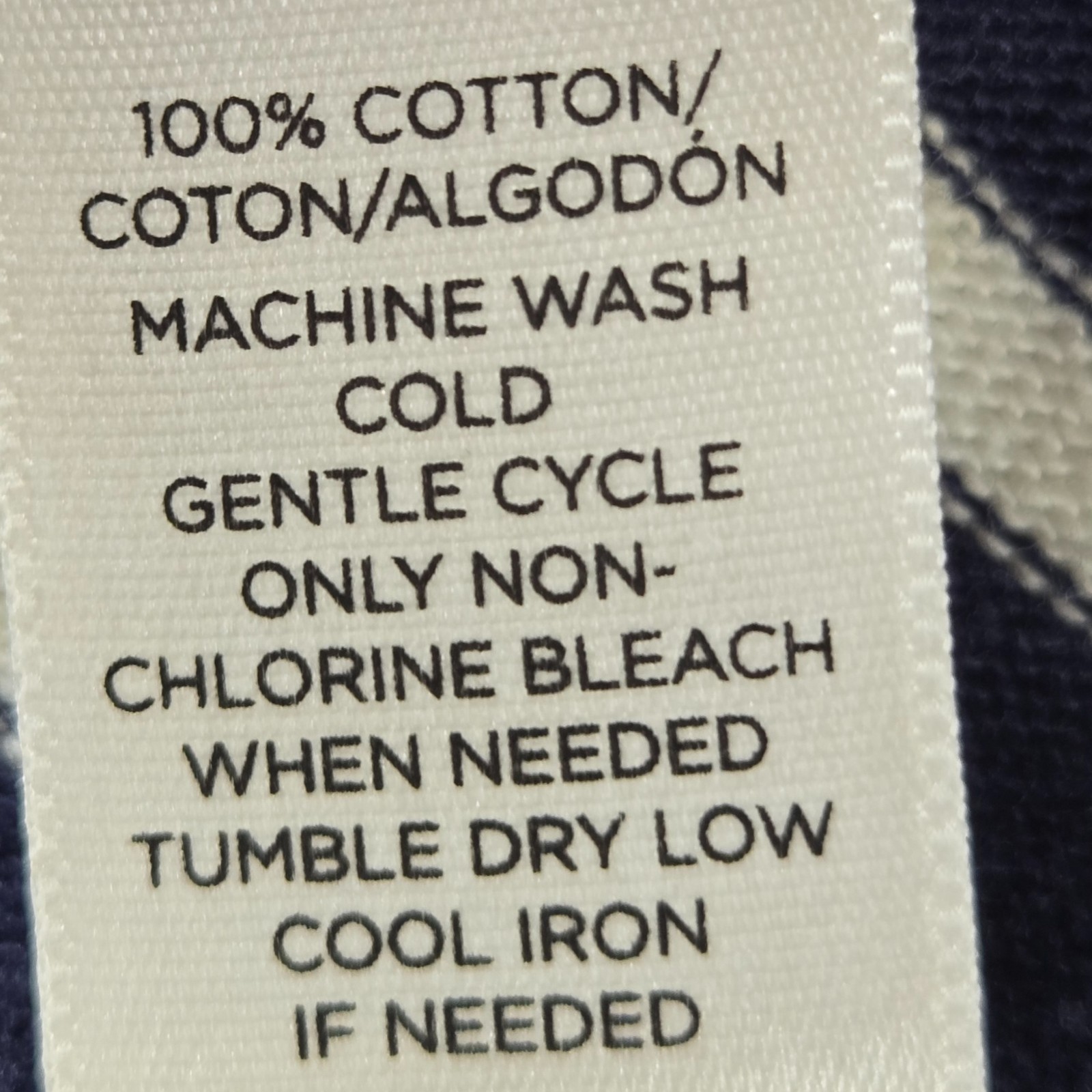 Anne Taylor Loft Large Dress Cotton Navy White Striped Nautical