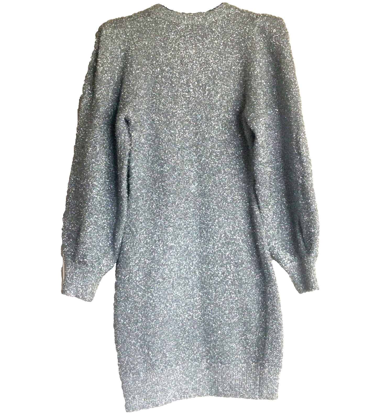 Ronny Kobo Geovany Metallic Silver Shimmery Dress Sz S NWT