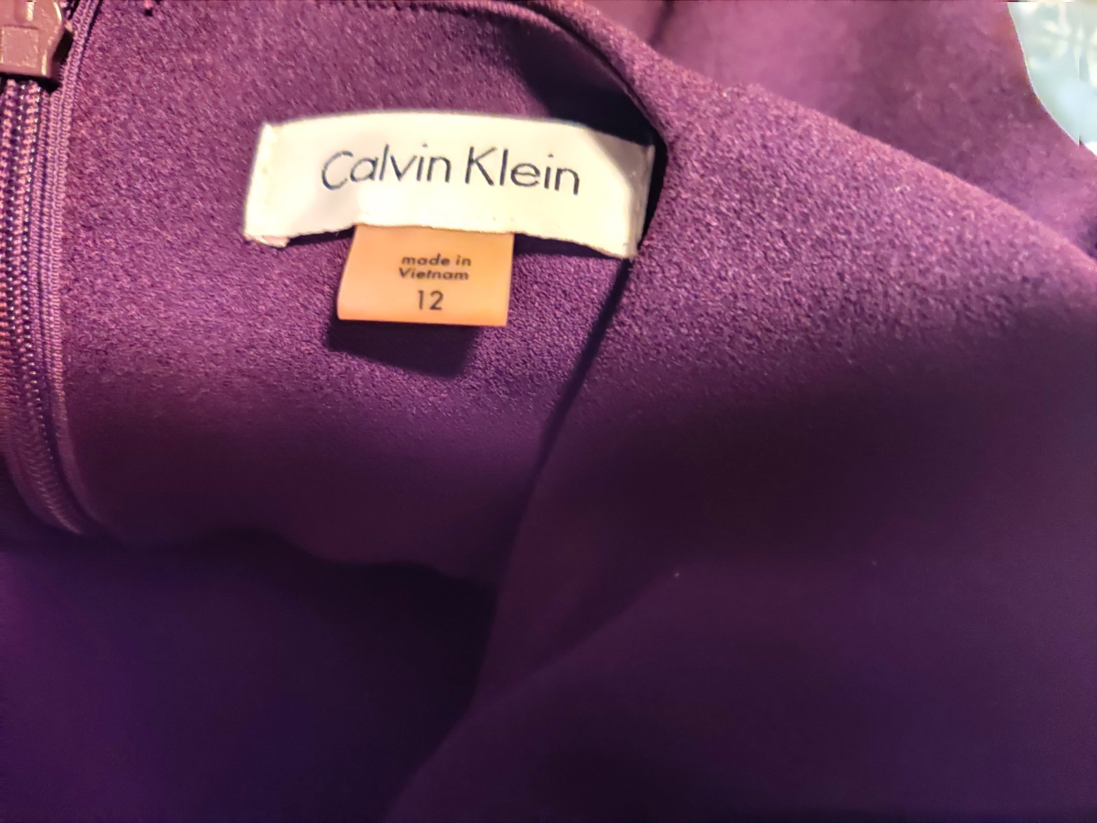 Calvin Klein formal dress 12 Maroon