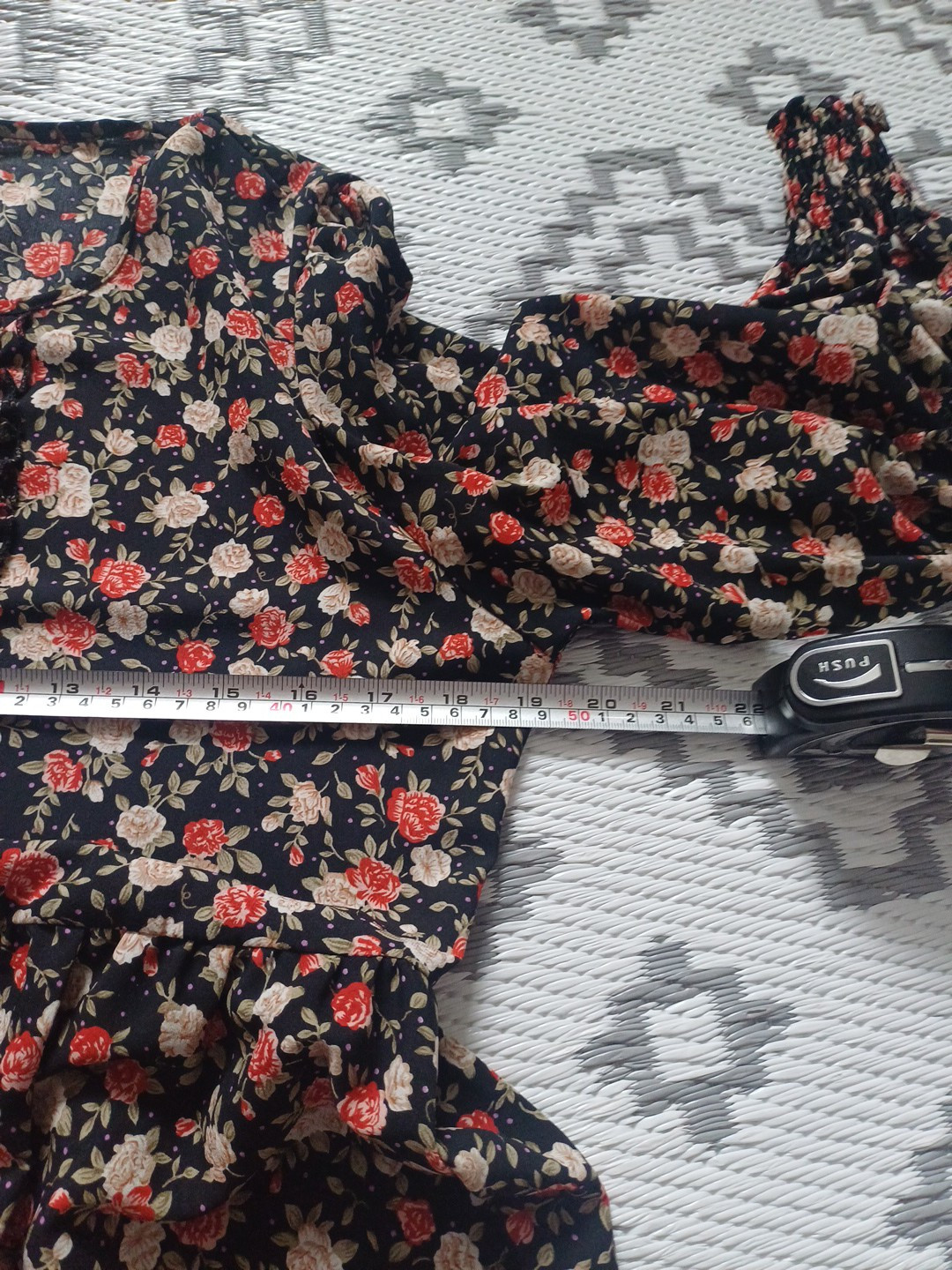 Pretty Boho ruffle floaty Roses Print 🌹 Floral Maxi Dress 👗S M 10 12