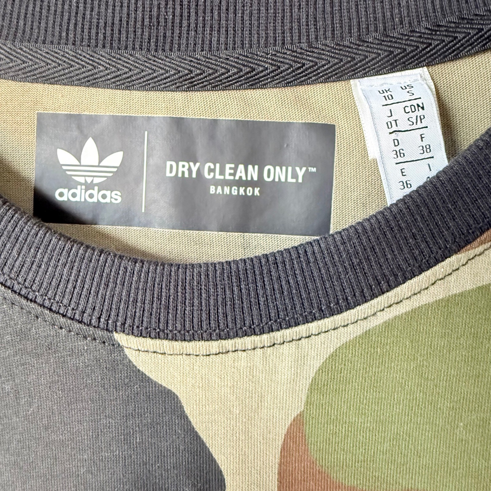 Adidas x Dry Clean Only Bangkok Camo Lace Tee Dress Small(Oversized Streetwear)