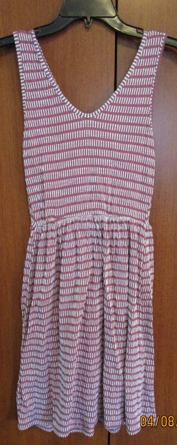 Caution to the Wind Summer Dress Medium Fabric Blend Bust 33 Length 37 in
