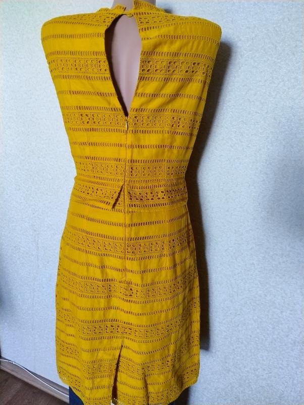 Women Weekend Max Mara Dress Mustard Cotton S