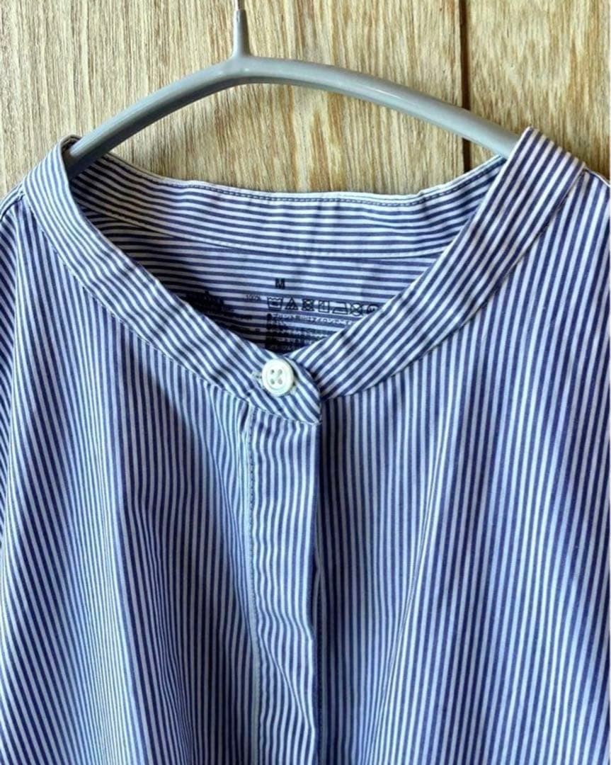 MUJI Long One Piece Stripe Natural Adult Casual Natural Life