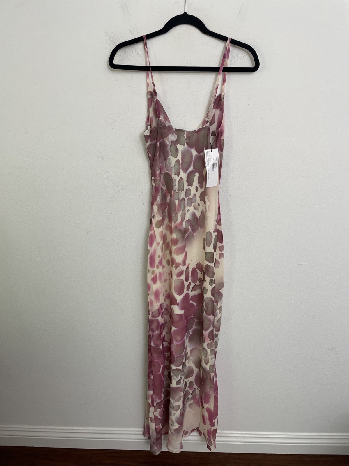 SNDYS x Revolve Skin Maxi Dress Pink Reptile size XS NWT $125msrp
