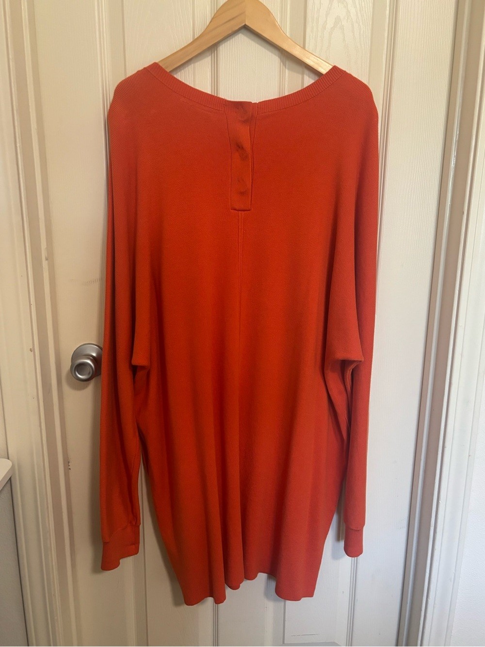 Anthropologie Saturday Sunday Oversized Sweater Dress Orange Rust Knit Tunic